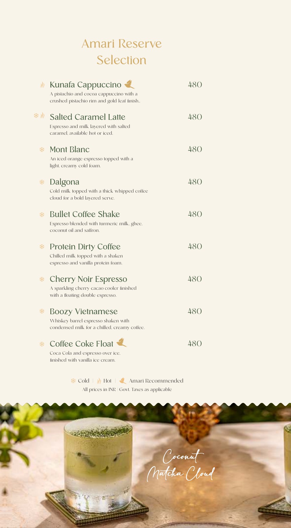 Beverages Menu, page 4
