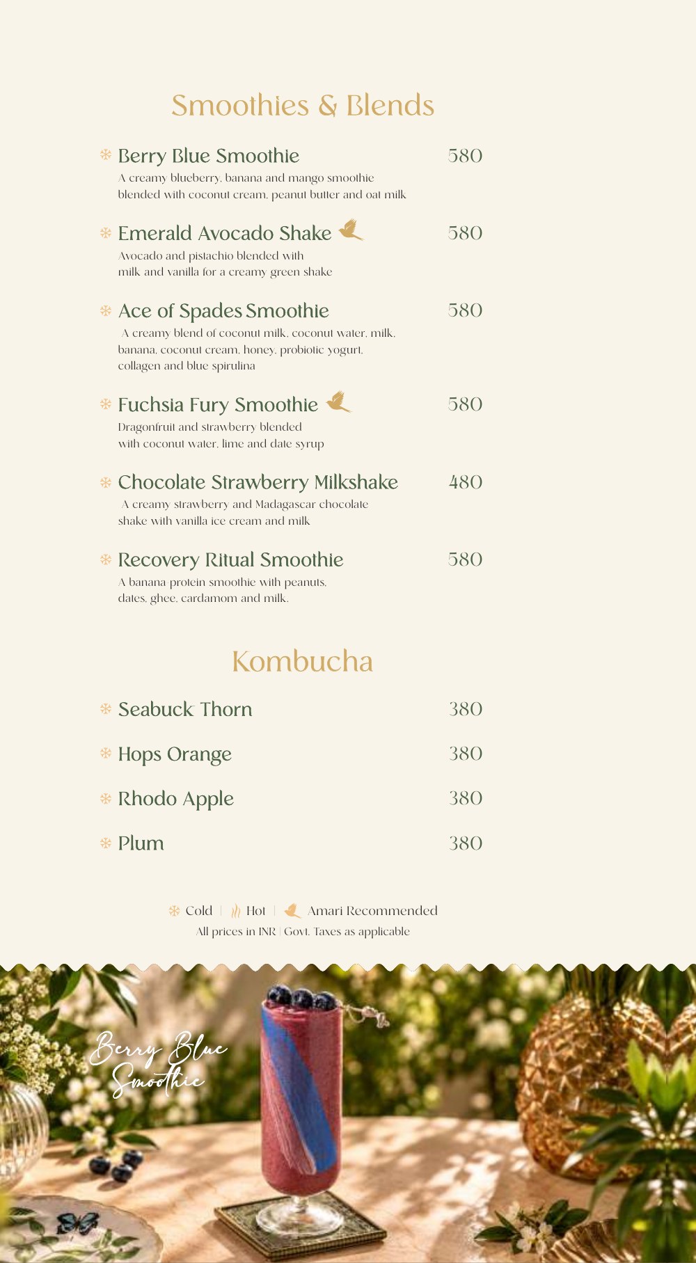 Beverages Menu, page 6