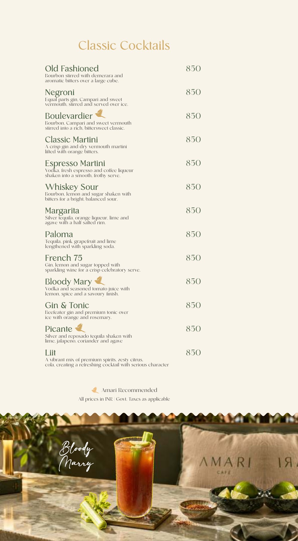 Beverages Menu, page 12