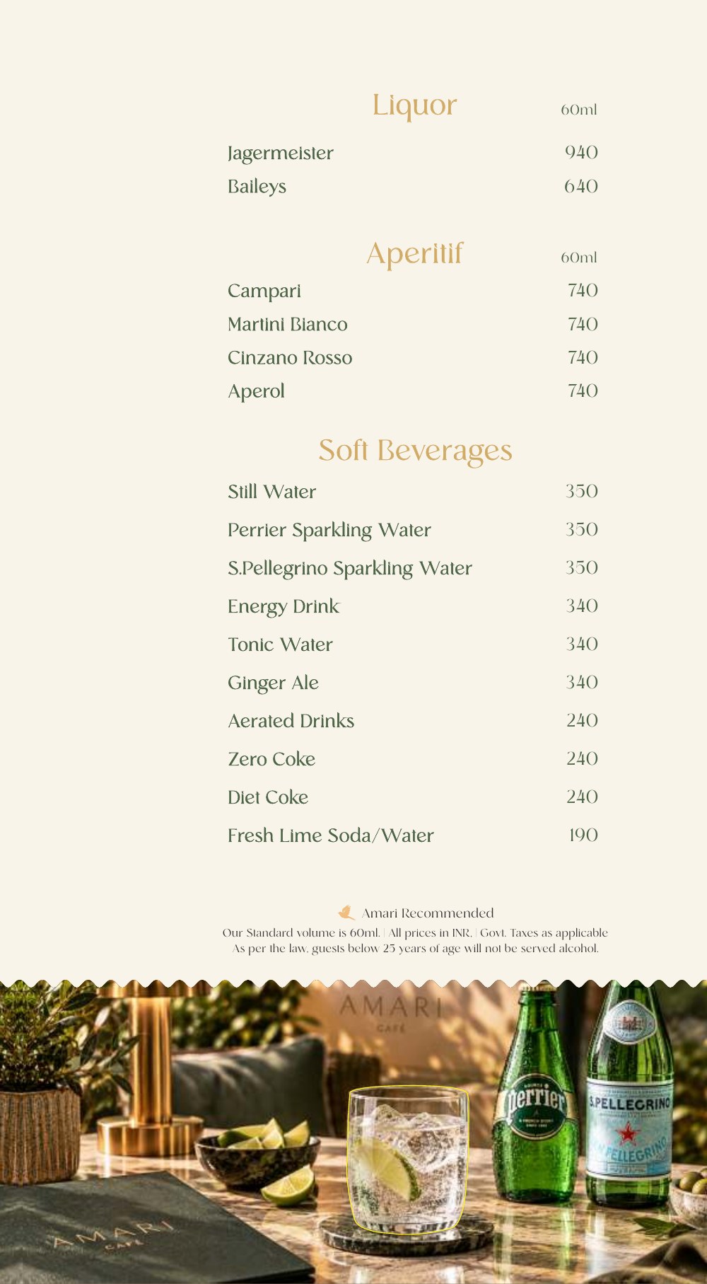 Beverages Menu, page 17