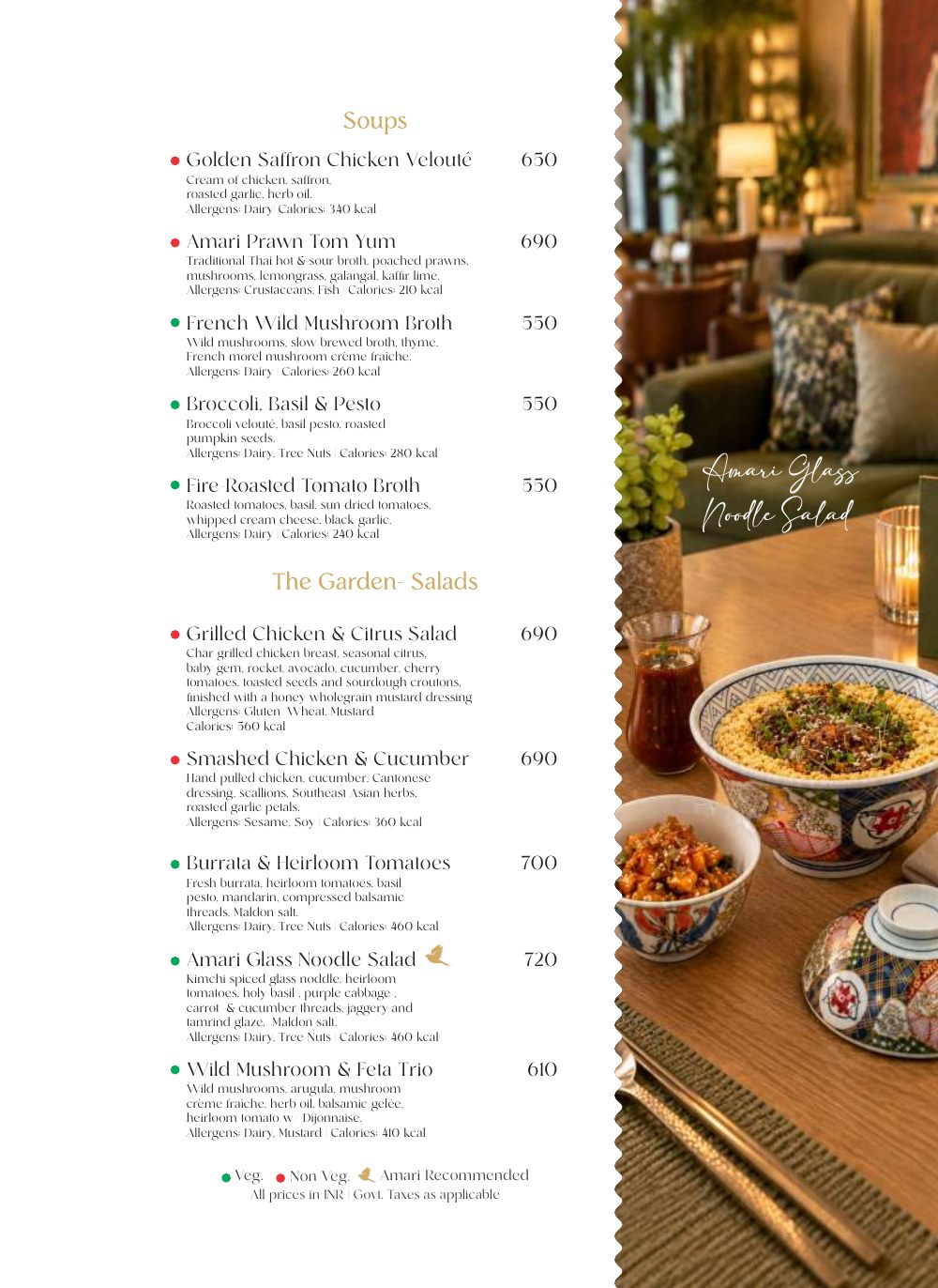 Food Menu, page 9