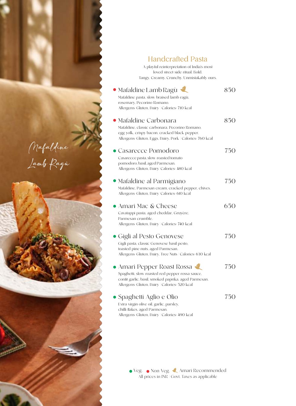 Food Menu, page 12
