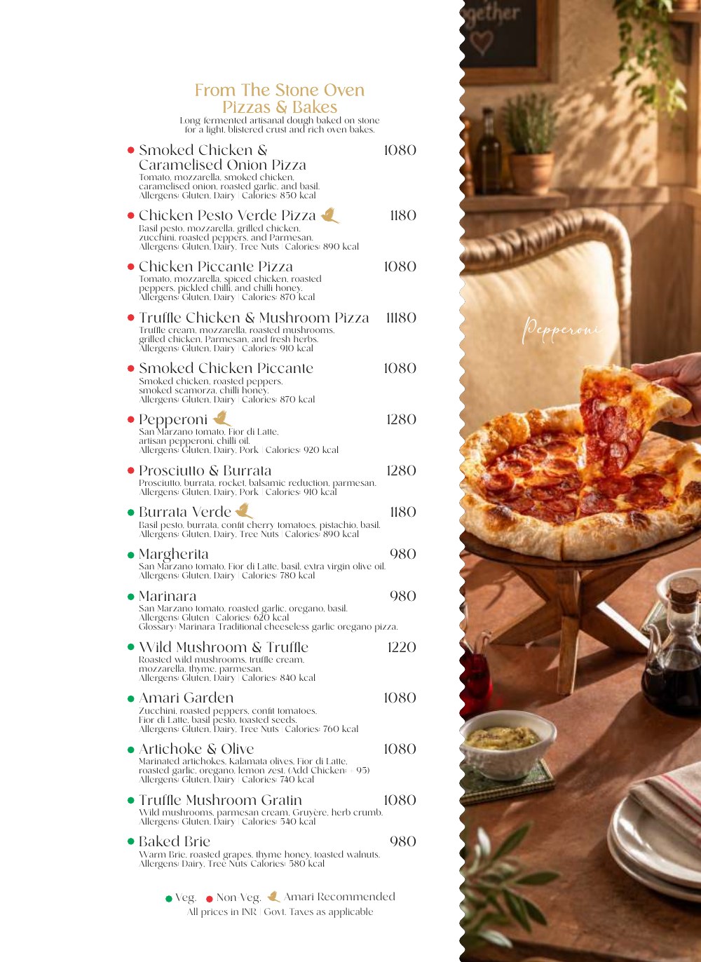 Food Menu, page 15