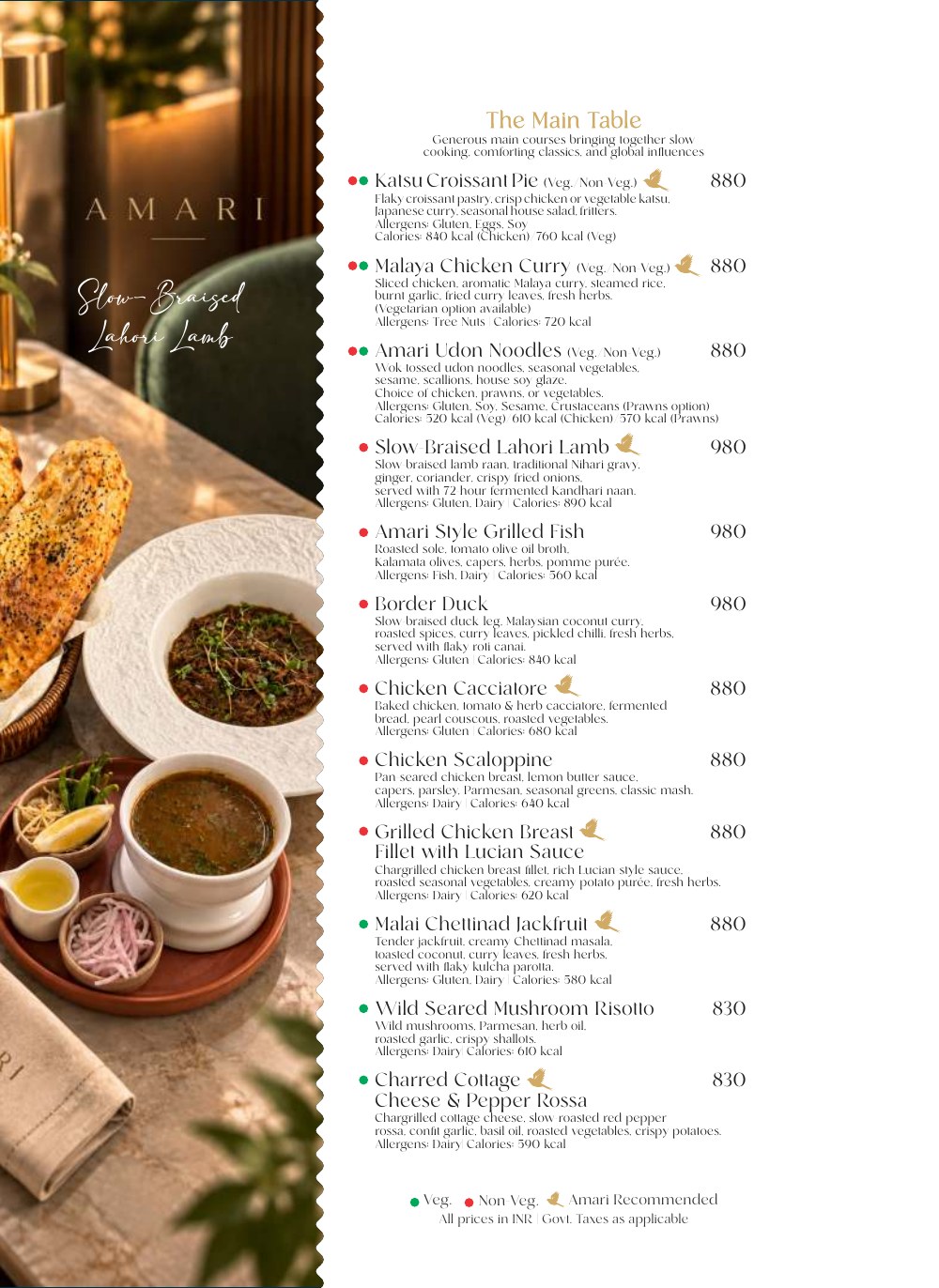Food Menu, page 16