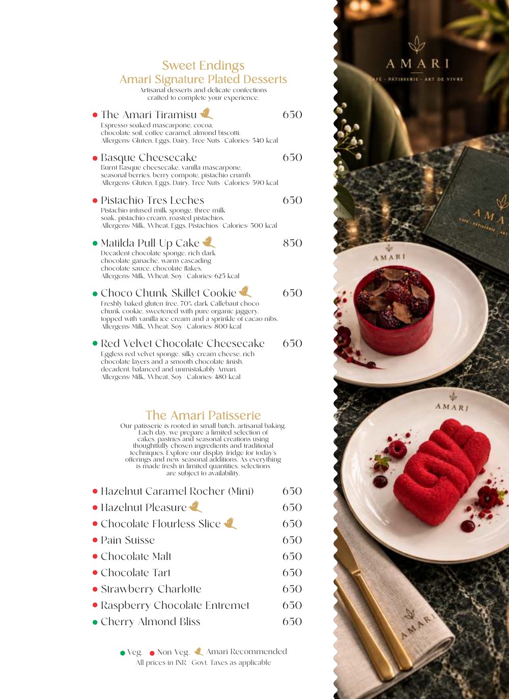 Food Menu, page 19